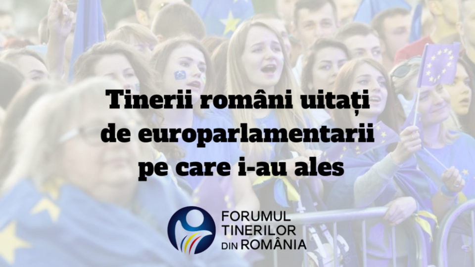 Tinerii români uitați de europarlamentarii pe care i-au ales