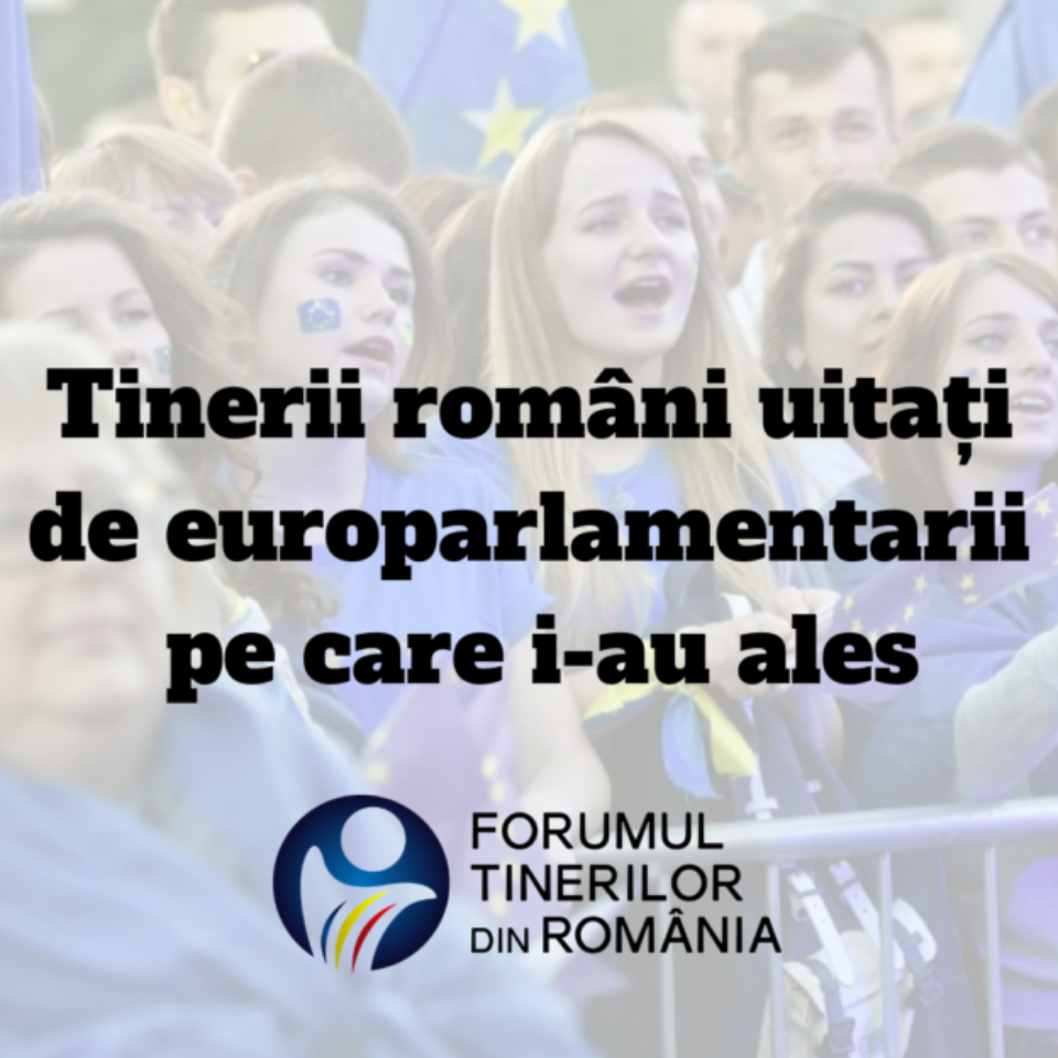 Tinerii români uitați de europarlamentarii pe care i-au ales