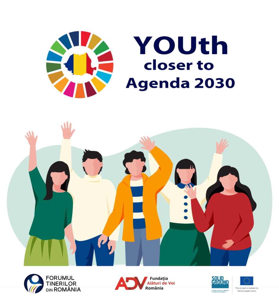 Afiș general – Webinar – YOUth closer to Agenda 2030